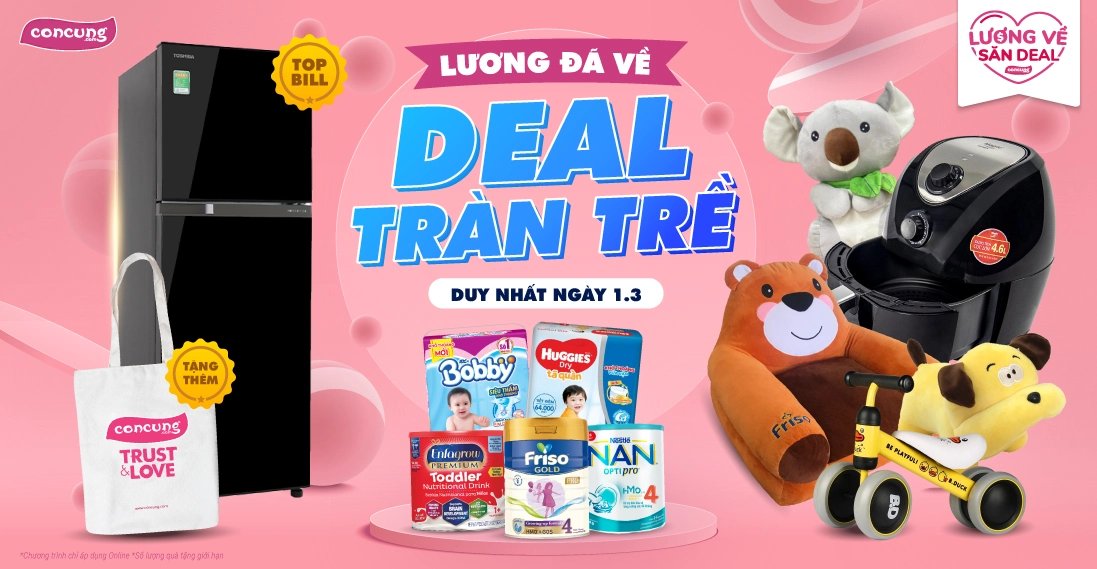 LƯƠNG ĐÃ VỀ - DEAL TRÀN TRỀ