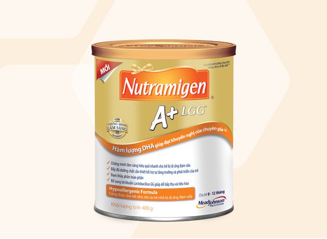 Sữa Nutramigen A+ LGG có tác dụng gì trong việc điều trị dị ứng đạm sữa bò cho trẻ em?