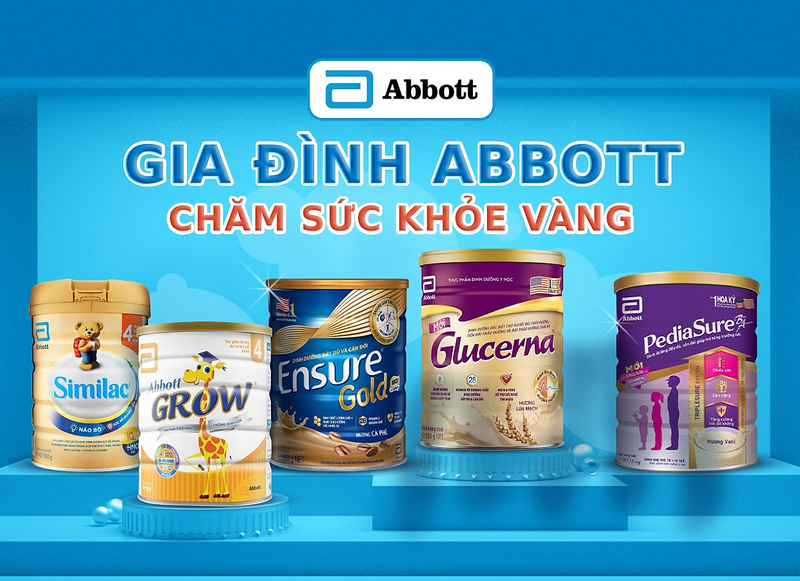 Review các dòng sữa bột Abbott hiện đang có ở Con Cưng