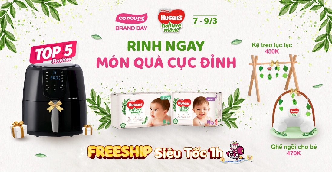 Review tã Huggies – Nhận quà mê ly