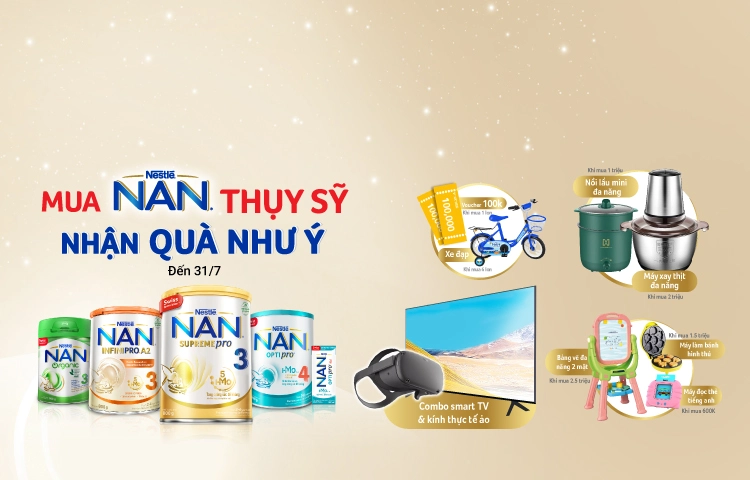 MUA NAN THỤY SỸ - NHẬN QUÀ NHƯ Ý