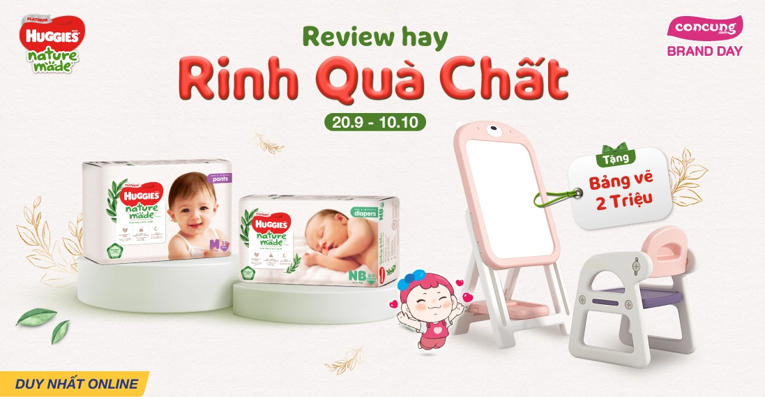 [HUGGIES PLATINUM] Review hay - Rinh quà chất