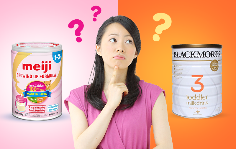 So sánh sữa Blackmores và Meiji: Nên chọn loại nào cho bé?