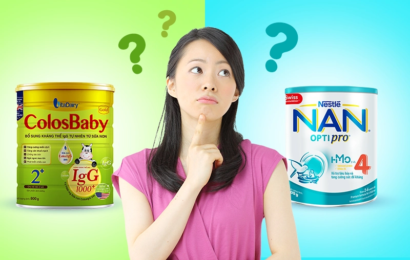 So sánh sữa NAN Optipro và Colosbaby Gold, mẹ nên chọn loại nào?