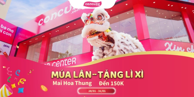 Tết đến Con Cưng XEM MÚA LÂN - NHẬN LÌ XÌ 