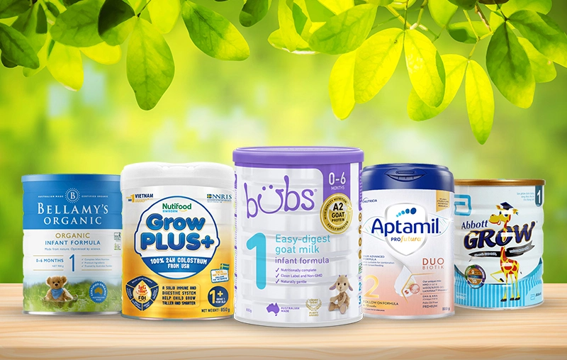 Review chi tiết top 6 dòng sữa cho trẻ sơ sinh phát triển toàn diện 