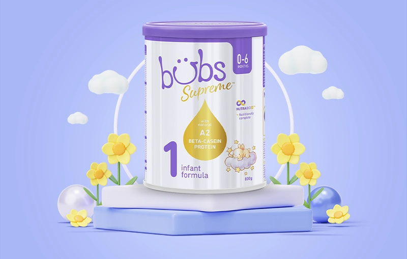 Có nên cho bé sơ sinh dùng sữa Bubs Supreme số 1 không? 