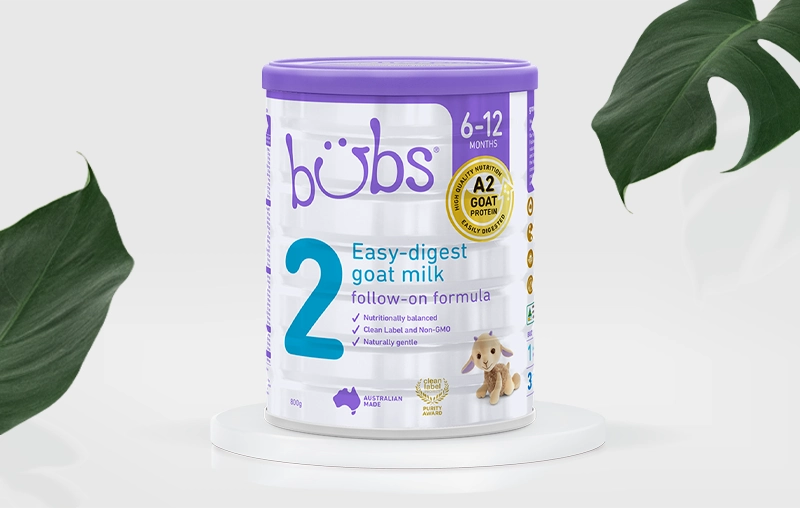 Khám phá công dụng sữa dê Bubs Goat 2 cho bé 6-12 tháng tuổi