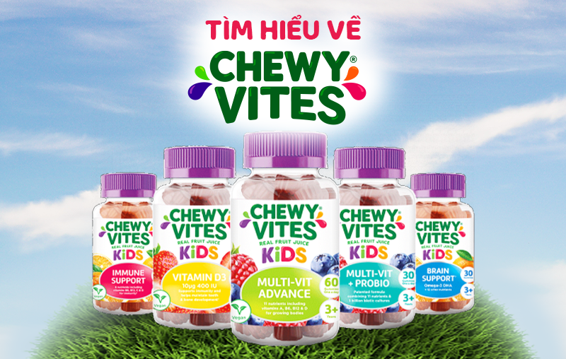 Thương hiệu vitamin CHEWY VITES của nước nào? Có tốt không?