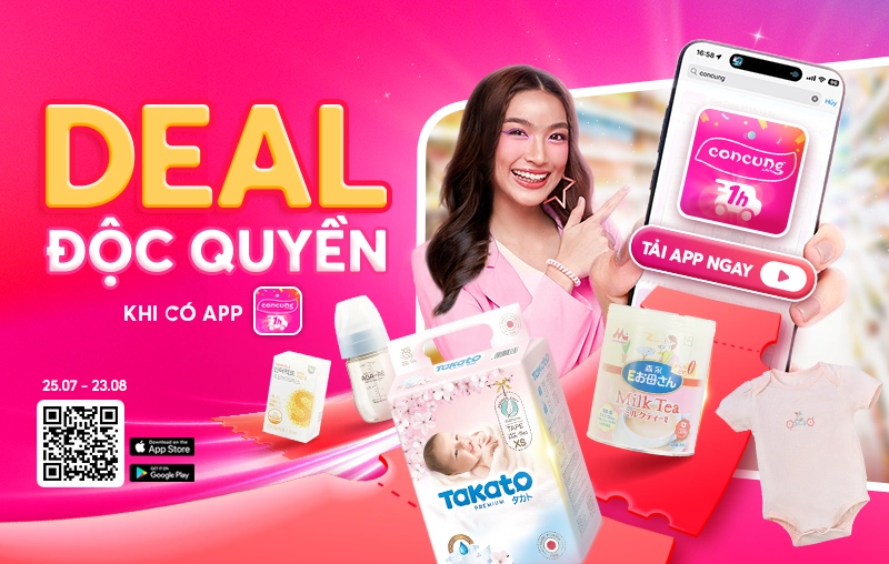 DEAL ĐỘC QUYỀN KHI CÓ APP CON CƯNG