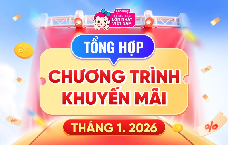 TỔNG HỢP CHƯƠNG TRÌNH KHUYẾN MÃI THÁNG 01-2026