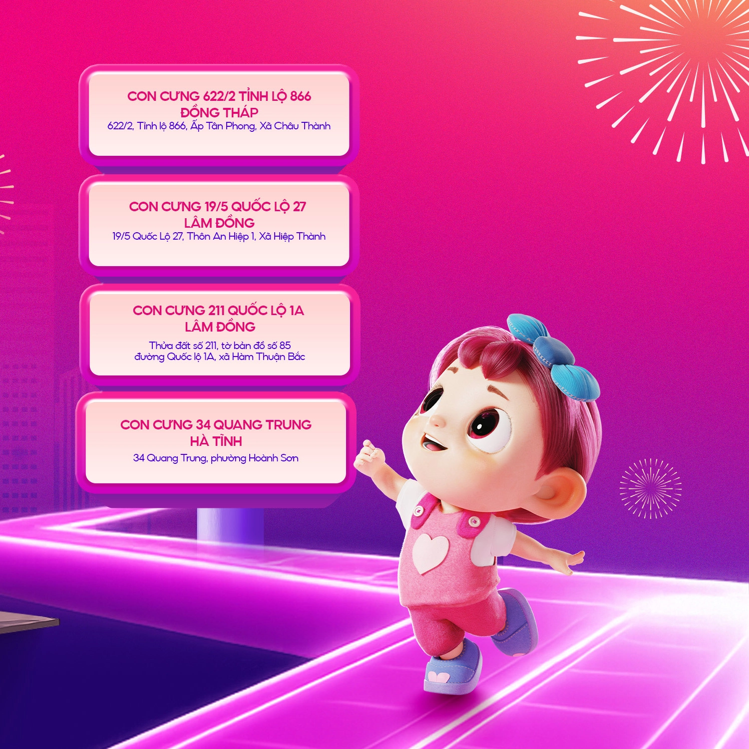 CON CƯNG KHAI TRƯƠNG 2 CỬA HÀNG NGÀY 31.01