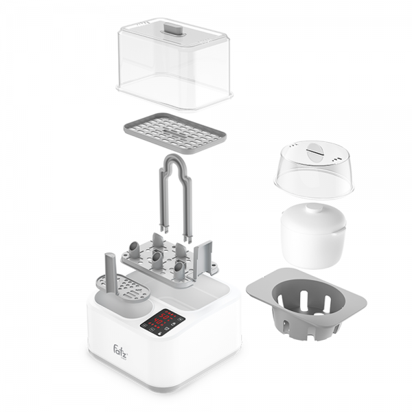 Máy tiệt trùng sấy khô, hầm cháo thông minh tích hợp máy hâm sữa FATZ Captain 2_ FB4315SL