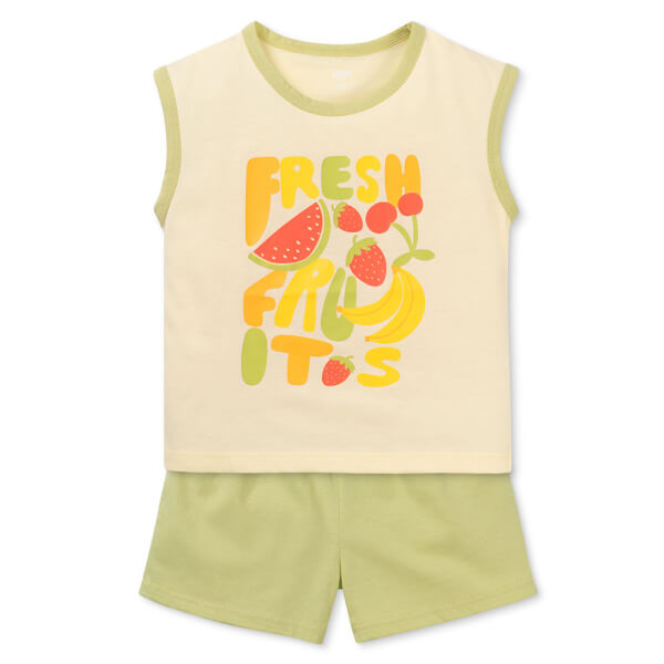 Bộ bé gái áo sát nách quần ngắn Animo easy (1-4Y)