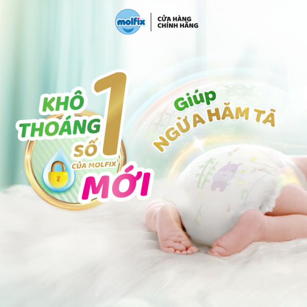 Molfix tã quần Oxygen size L 68 Ultra