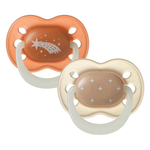 Ty ngậm dạ quang cho bé Tommee Tippee Night Glow 0-6 tháng (vỉ đôi)