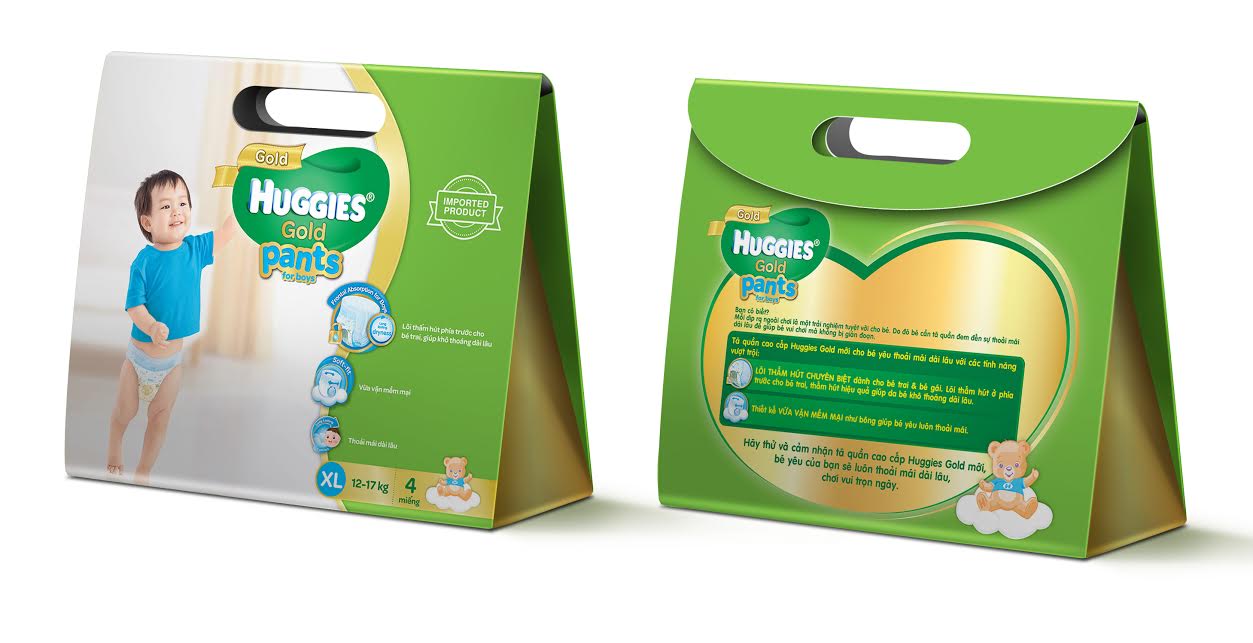 qua huggies trai