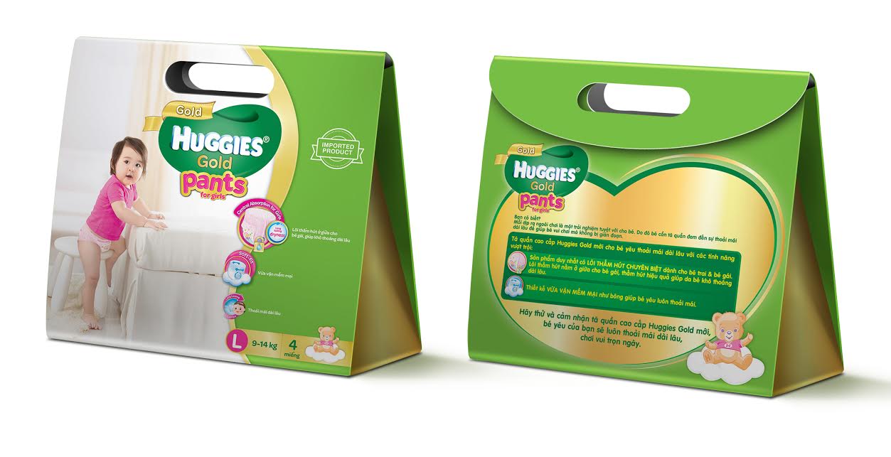 qua huggies gai