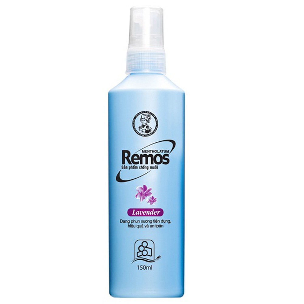 Xịt chống muỗi lavender Remos 150ml