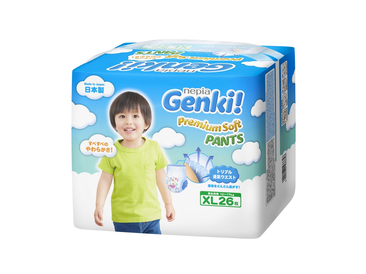 Tã quần cao cấp Genki (XL, 26 miếng)