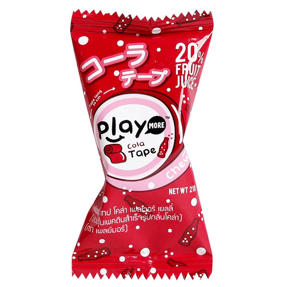 Kẹo dẻo cuộn Playmore vị cola 21g1