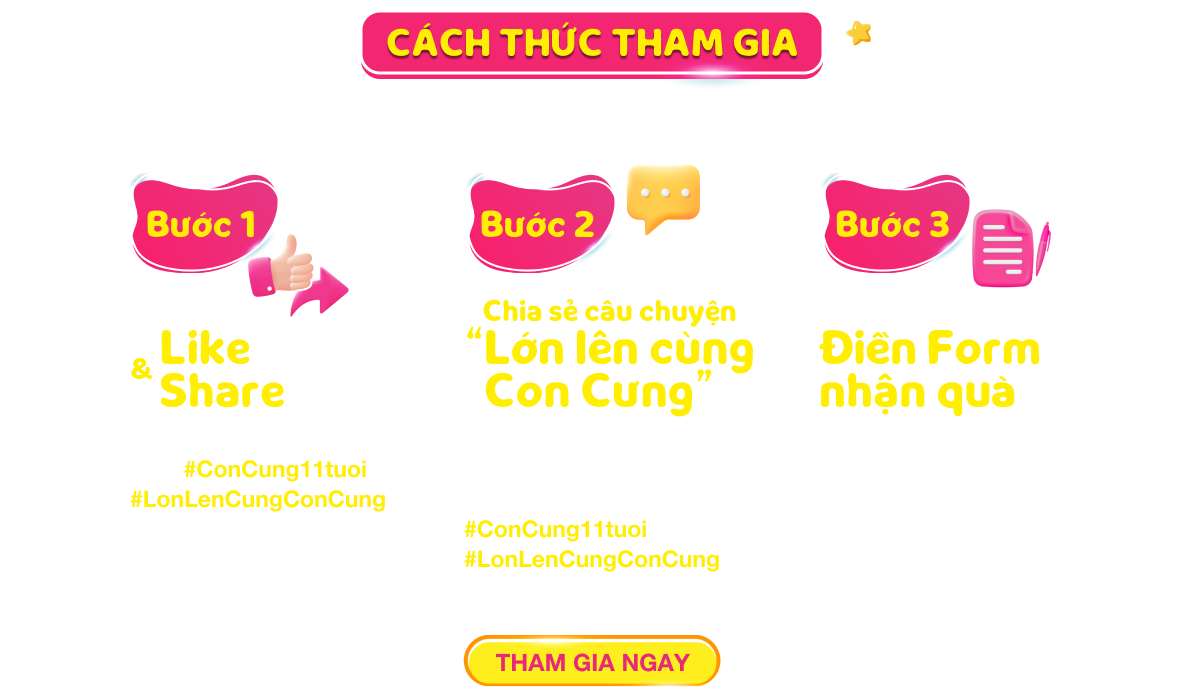 Lớn lên cùng Con Cưng