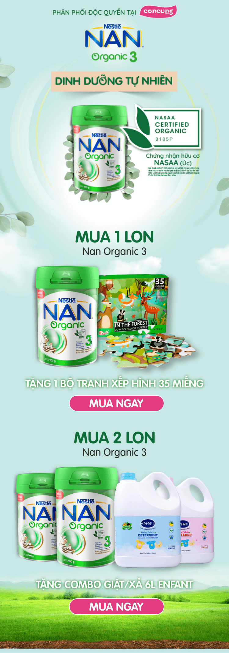 Nan organic hot sale 3